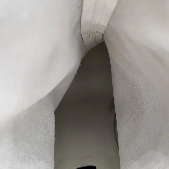 Nine West TIRZAH White Leather Pointed Toe Dress Boots SZ 8.5 - Picture 13 of 13